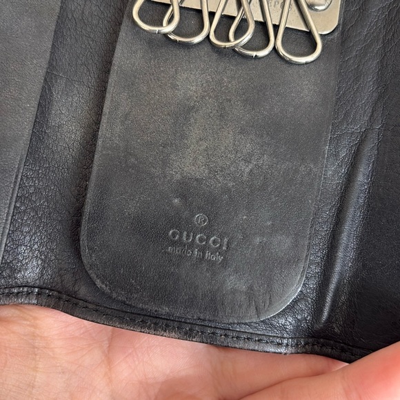Gucci Key Holder/Key Case Leather with box - Picture 6 of 12